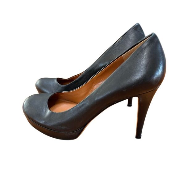 Gucci Nappa Charlotte Pump Stiletto Heels in Black Leather EU 38 US 8 MSRP $540 - Picture 3 of 10